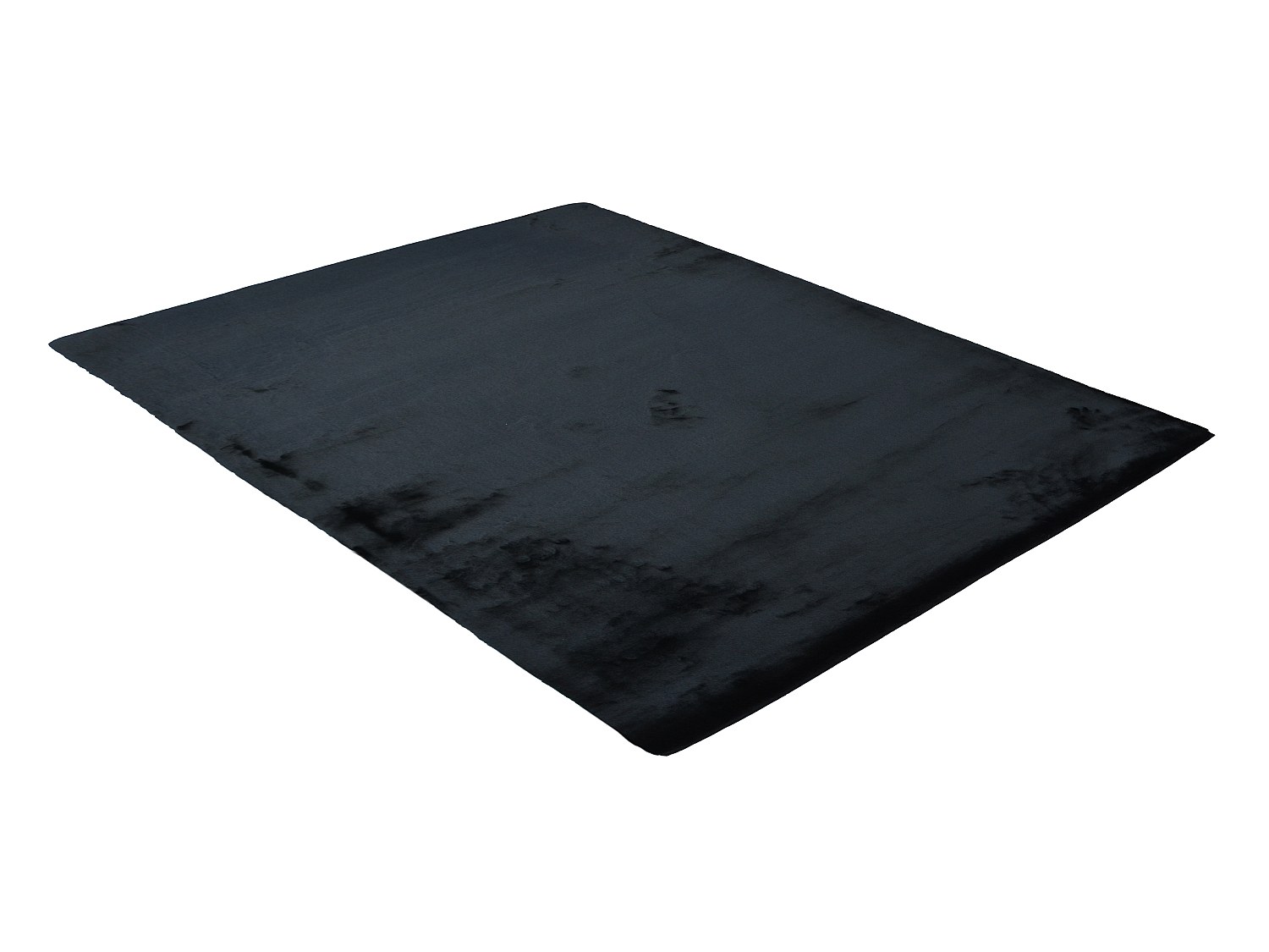 Hochflorteppich in Pelz-Optik - 160 x 230 cm - Schwarz - BUNNY