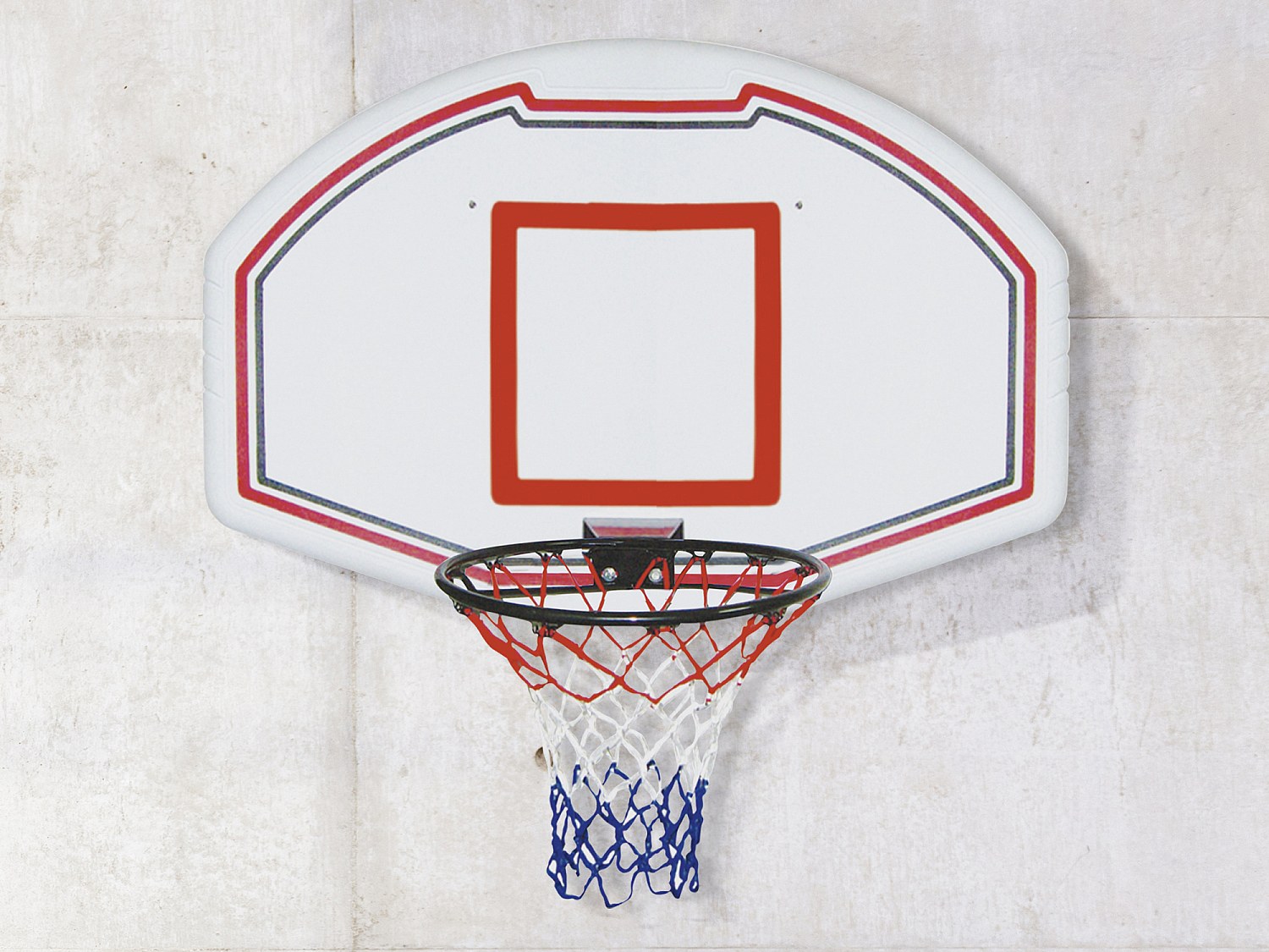 Basketballkorb - 111 x 77 cm - Weiß - BEMIDJI