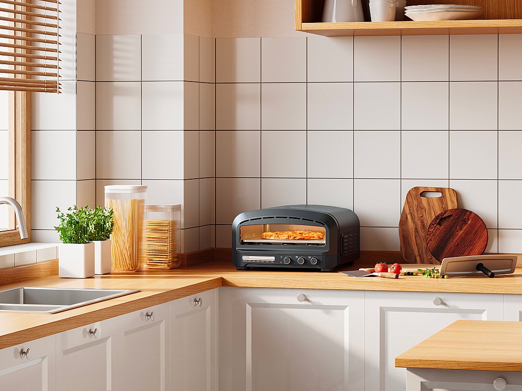 Elektrischer Pizzaofen - Schwarz - FORNOZIO