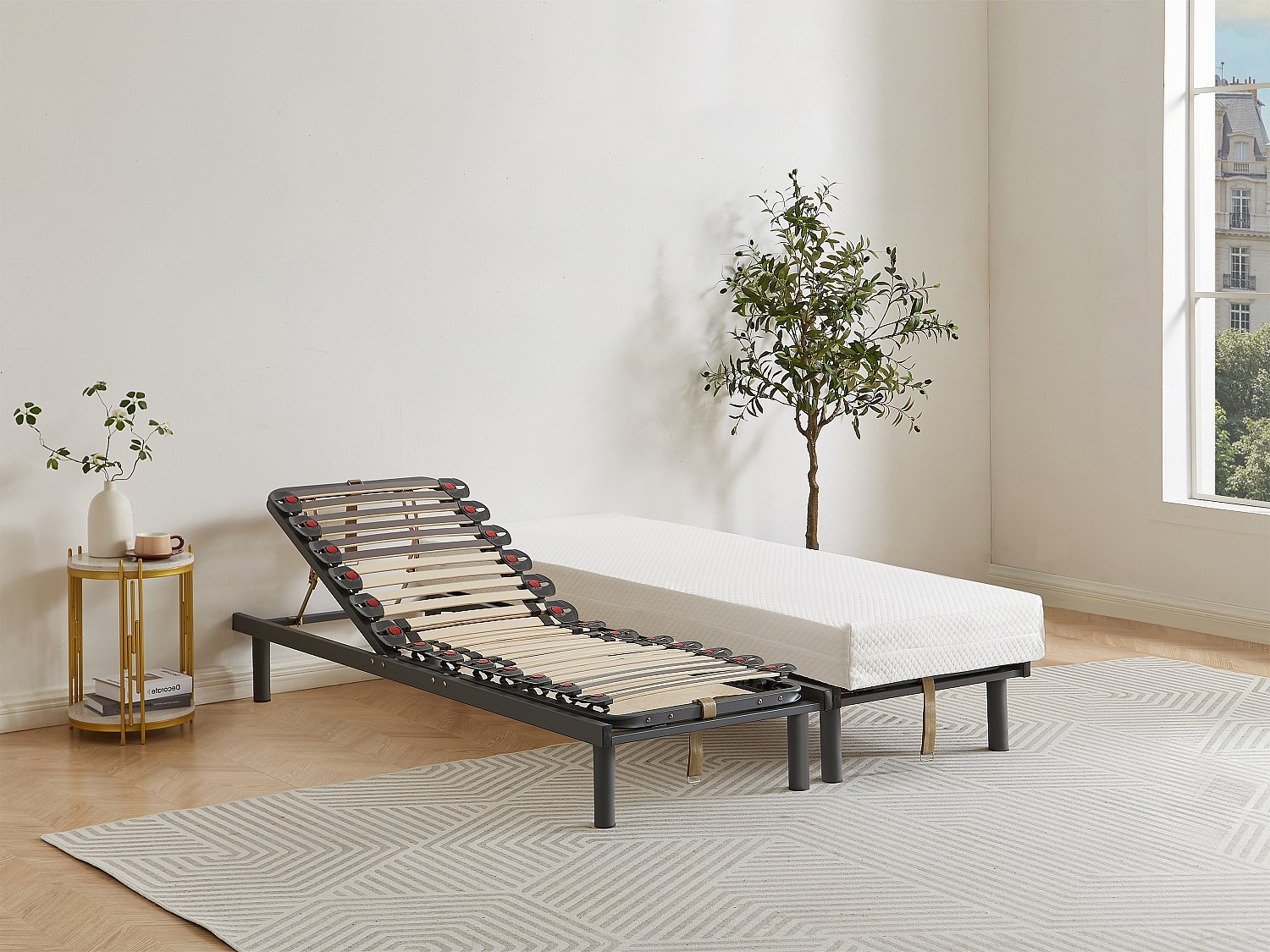 Lattenrost 3 Zonen verstellbar ErgoOpti Komfort - 70 x 190 cm