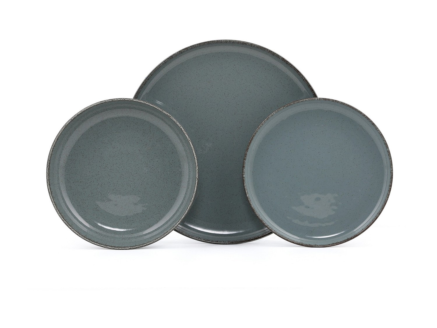 Geschirr-Set 18-teilig - Porzellan - Blau - SANCHA
