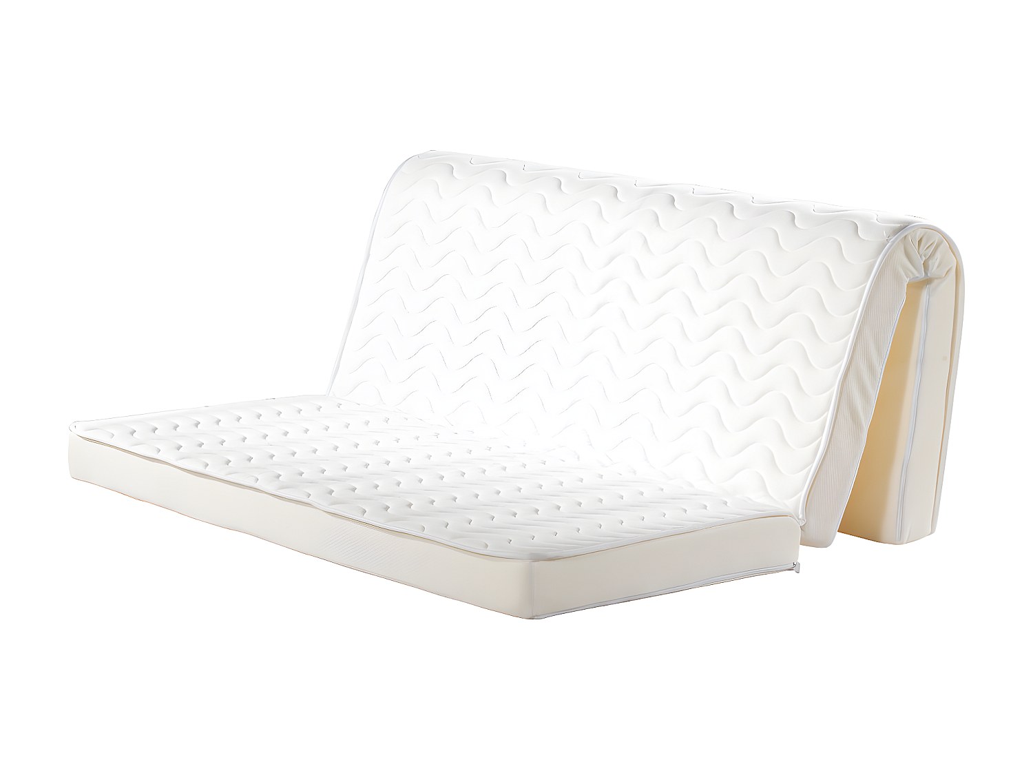 Matratze für Schlafsofa Klappsofa - 1 Zone - Härtegrad 2 - 140 x 190 cm - Stärke 10 cm - FERIA von YSMÉE