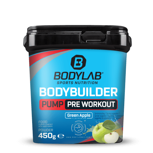 Bodybuilder Pump Pre Workout - 450g - Green Apple