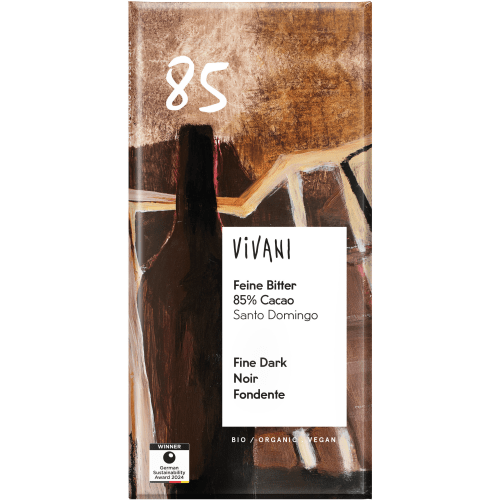 Cacao 85% Feine Bitter Schokolade bio (80g)
