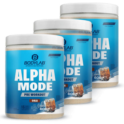 3 x Pre Workout Alpha Mode Cola (je 608g)