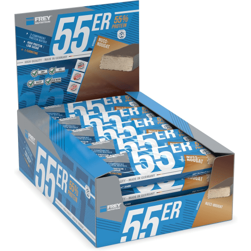 Proteinriegel 55er - 20x50g - Nuss-Nougat