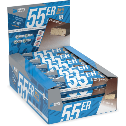 Proteinriegel 55er - 20x50g - Stracciatella