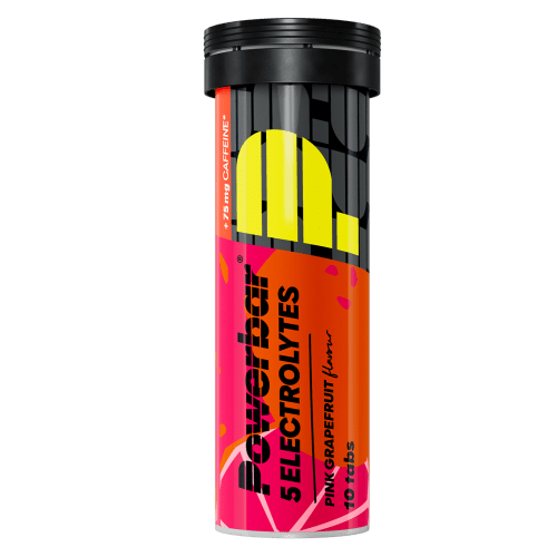5 Electrolytes Zero Calorie Sports Drink Röhrchen - 10 Brausetabletten - Pink Grapefruit (mit Koffein)
