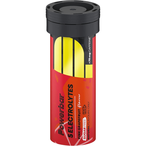 5 Electrolytes Zero Calorie Sports Drink Röhrchen - 10 Brausetabletten - Pink Grapefruit (mit Koffein)
