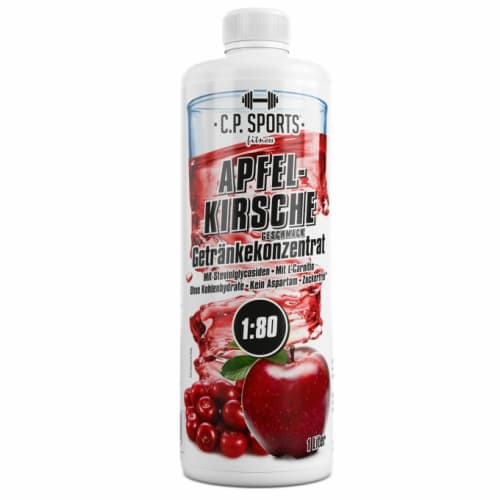 C.P. Sports Getränkekonzentrat - 1000ml - Apfel-Kirsche