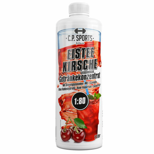 C.P. Sports Getränkekonzentrat - 1000ml - Eistee-Kirsche