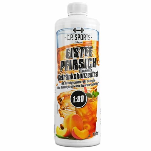 C.P. Sports Getränkekonzentrat - 1000ml - Eistee-Pfirsich