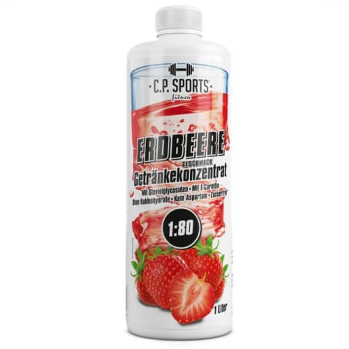 C.P. Sports Getränkekonzentrat - 1000ml - Erdbeere