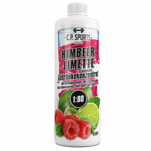 C.P. Sports Getränkekonzentrat - 1000ml - Himbeer-Limette