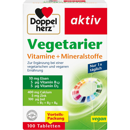 Vegetarier Vitamine + Mineralen (100 Tabletten)