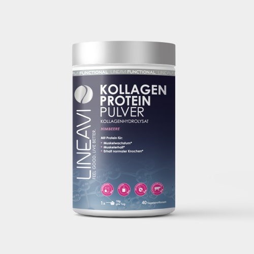 Kollagen Proteinpulver - 400g - Himbeere