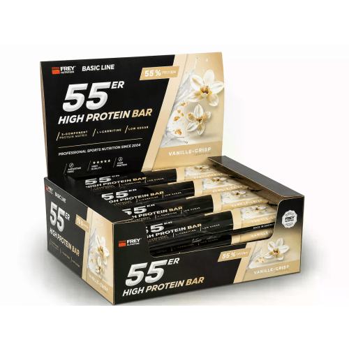 Proteinriegel 55er - 20x50g - Vanille-Crisp
