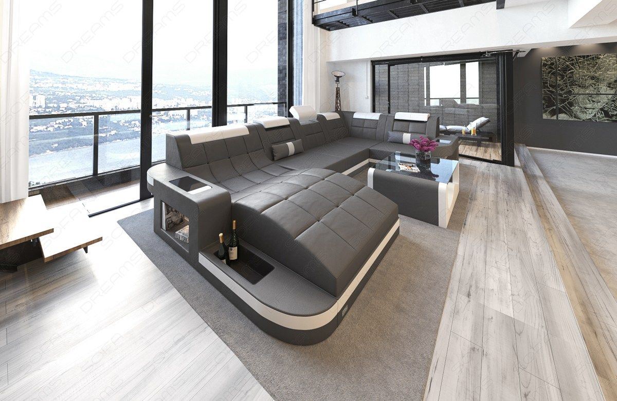 Relax-Wohnlandschaft Wave mit LED-Beleuchtung