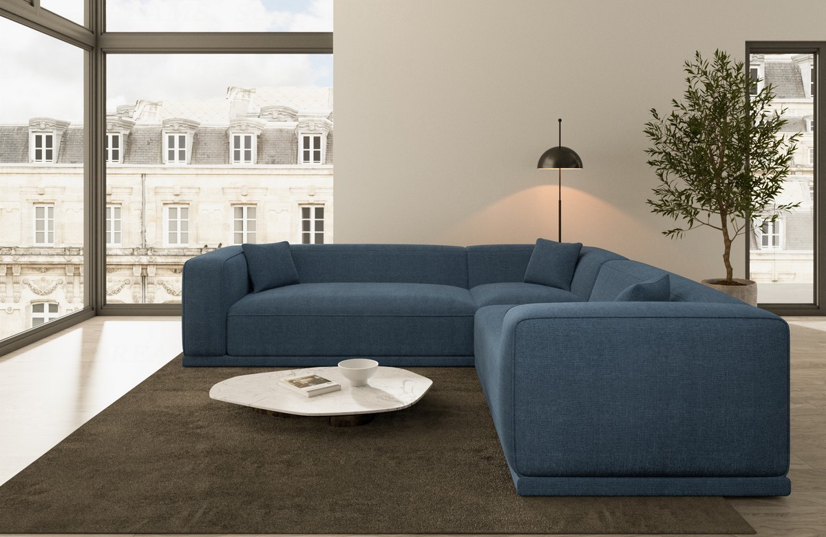 Ecksofa Merida Stoffbezug