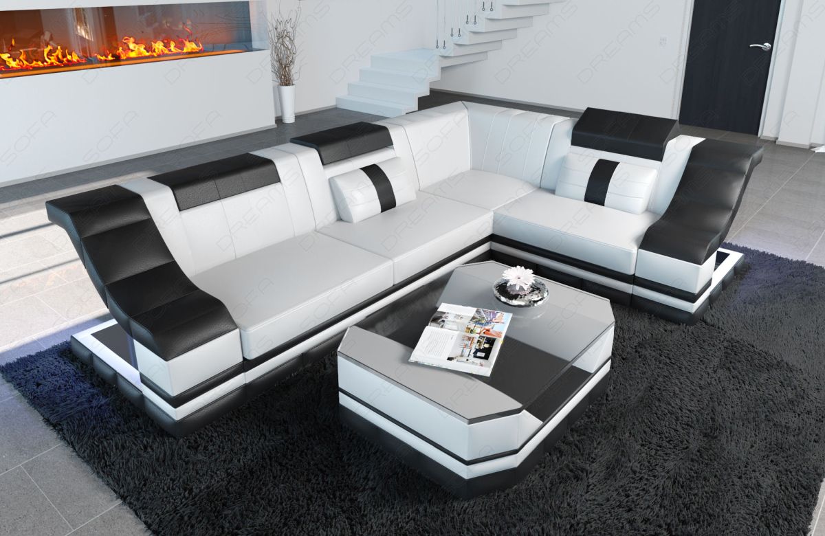 Ecksofa Bianchi – Leder & Komfort