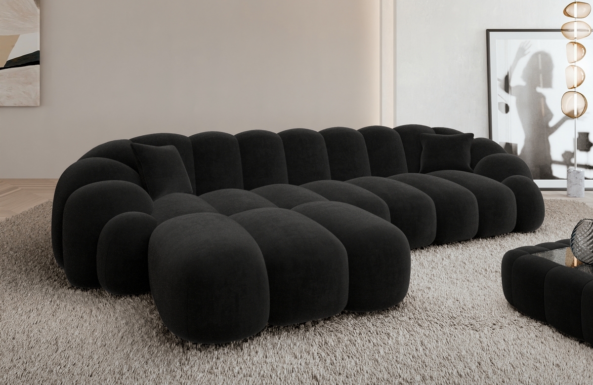 Stoff Ecksofa Rajada L-Form Kurz