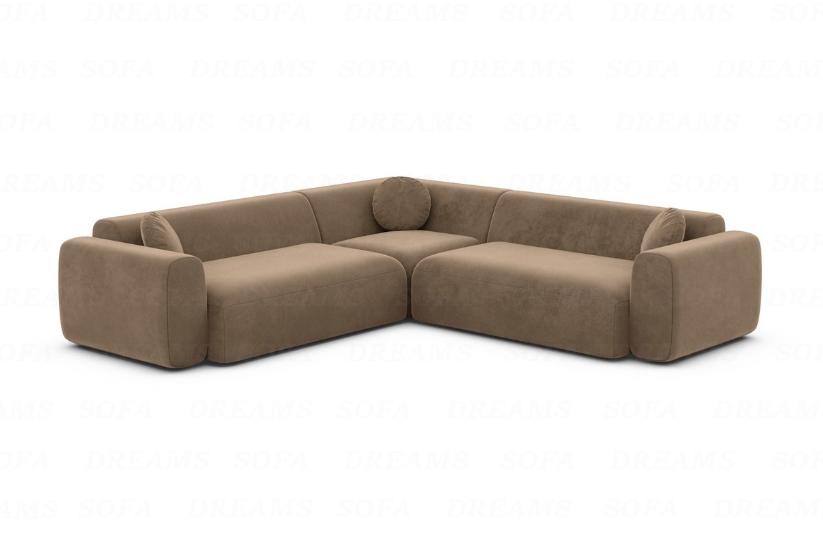 Ecksofa Cortegada L-Form Stoff