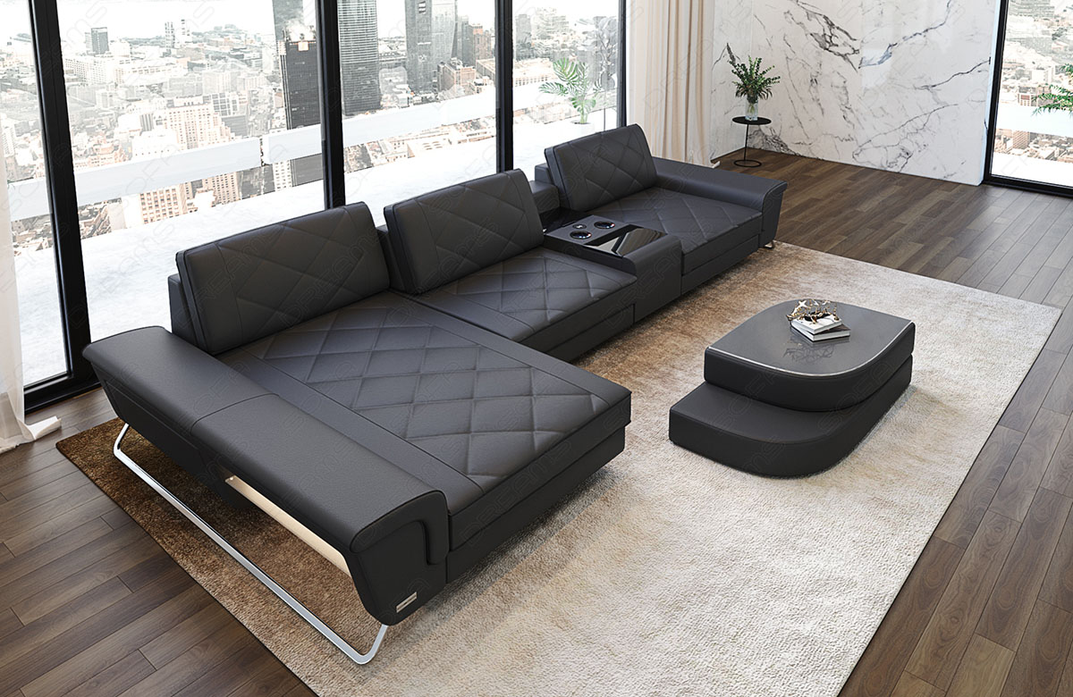 Ecksofa Bari – Eleganz in Leder