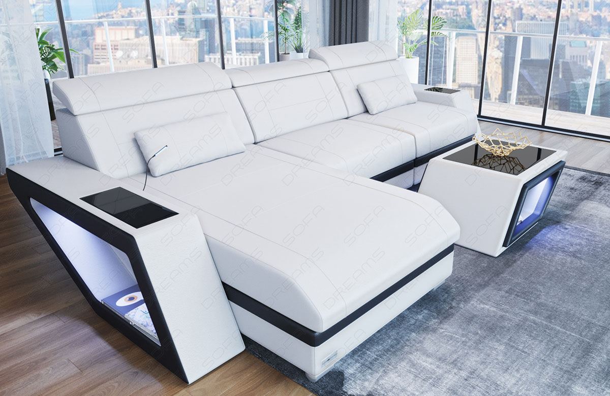 Mini Ecksofa Catania aus Leder – Modern & Komfortabel