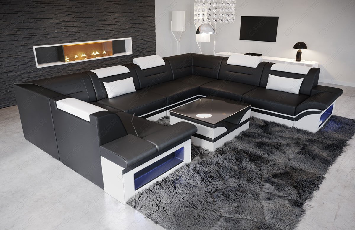 Leder Wohnlandschaft Brianza – Luxuriös & Bequem