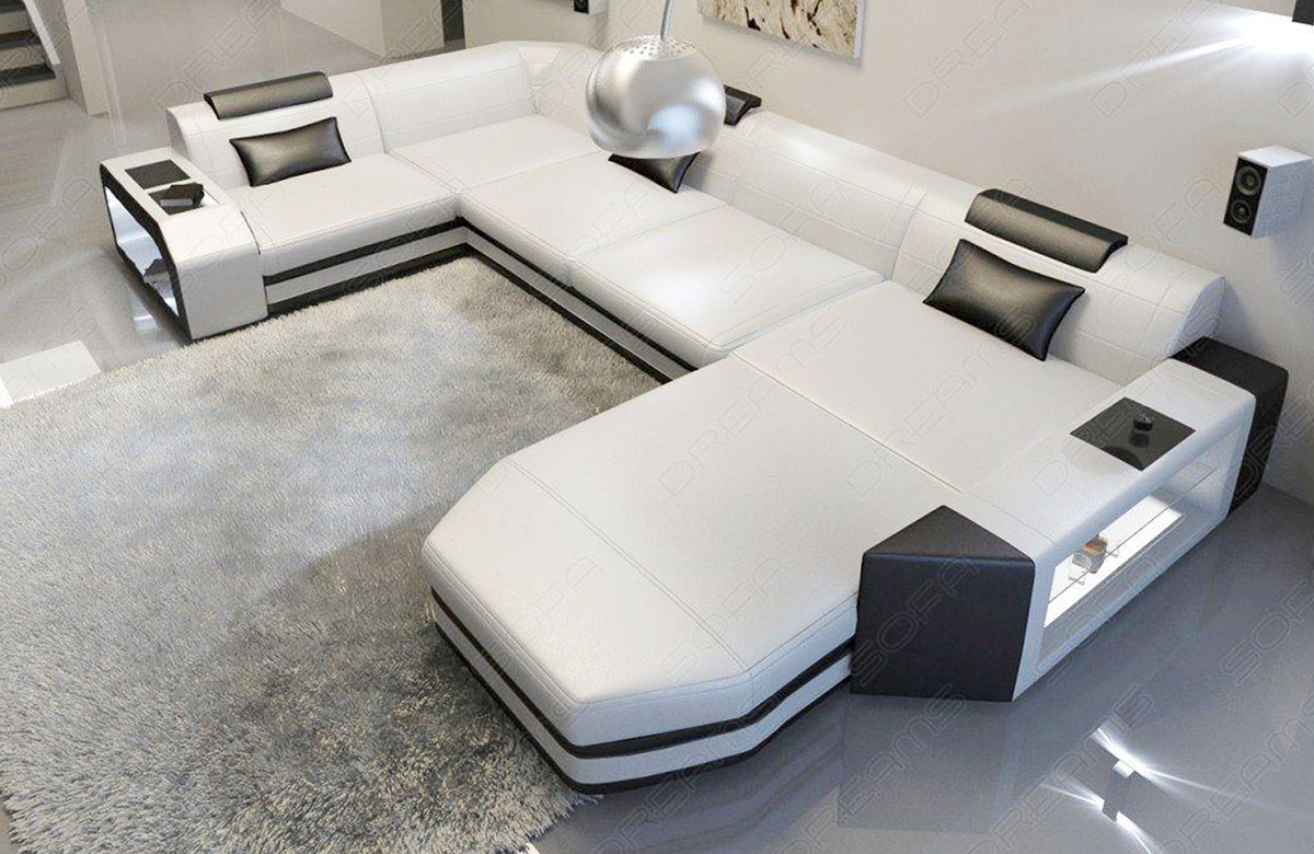 Wohnlandschaft Presto mit LED-Beleuchtung