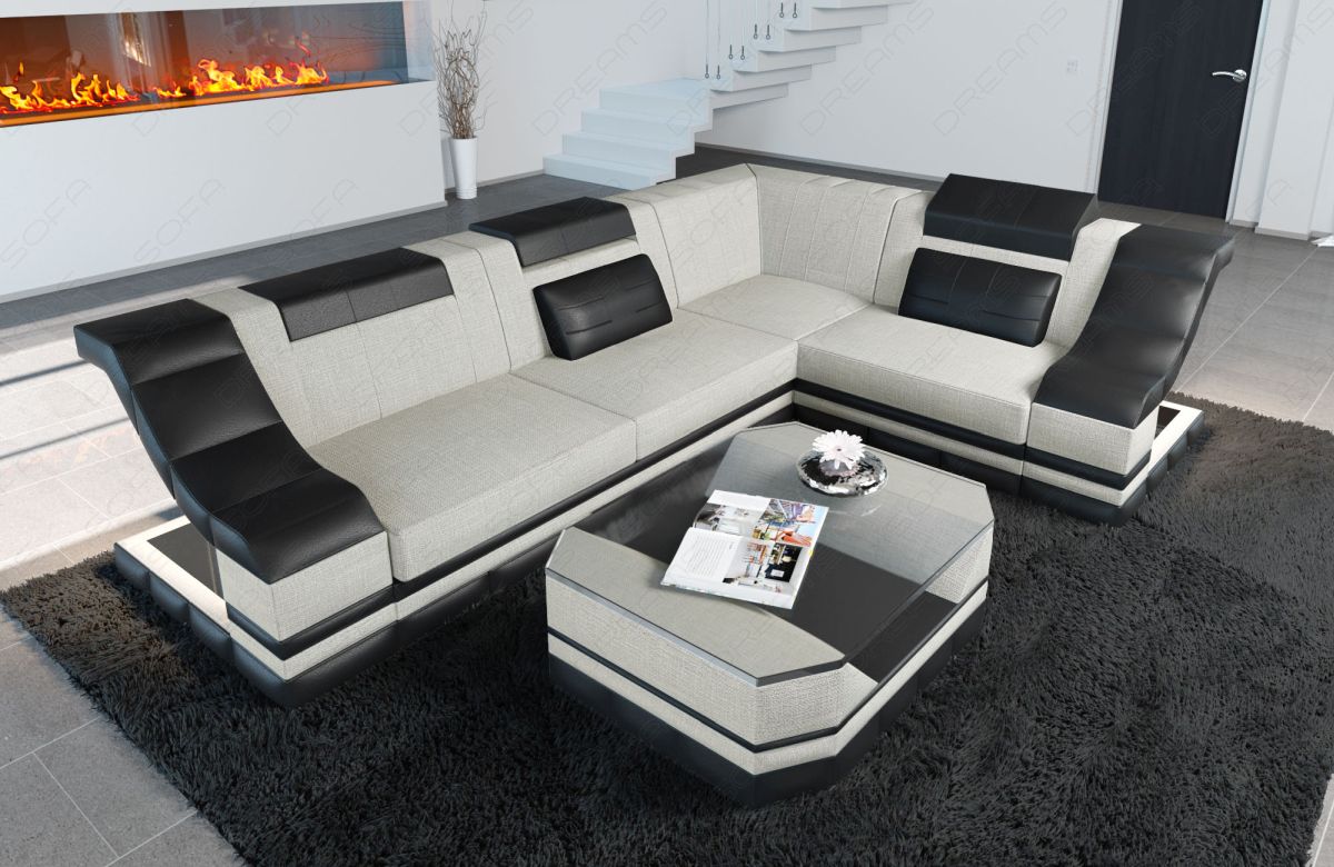 Ecksofa Bianchi – Stoffbezug & Komfort