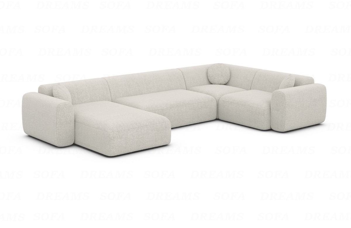 Wohnlandschaft Cortegada U-Form Stoff