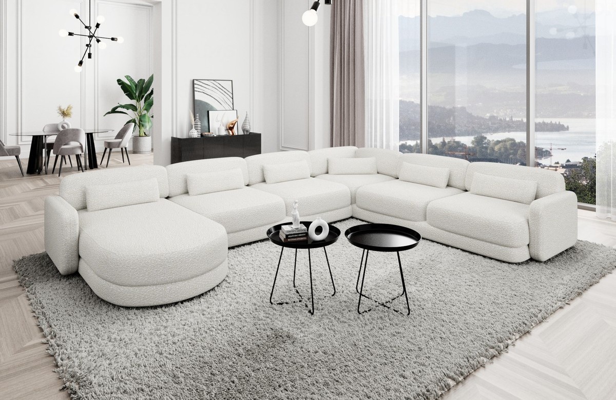 Wohnlandschaft Valencia XXL Stoff