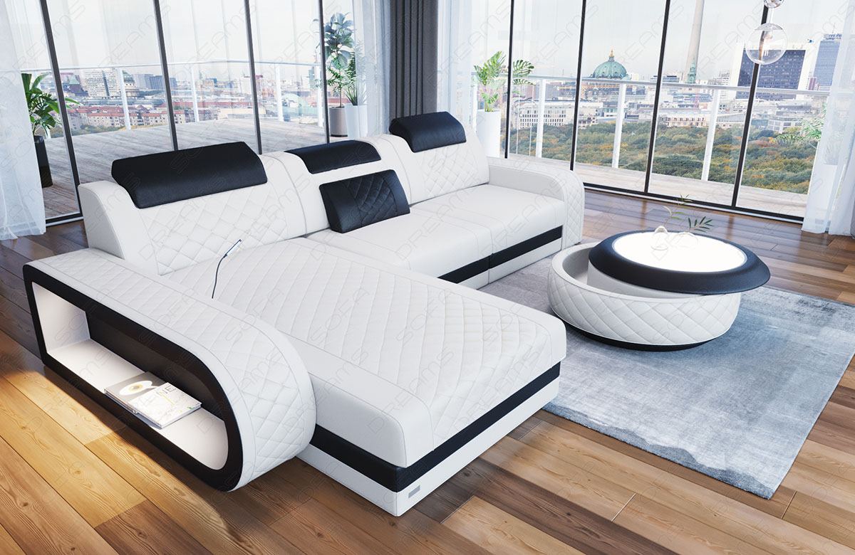 Ecksofa Berlin – Ledersofa für Ihr Zuhause