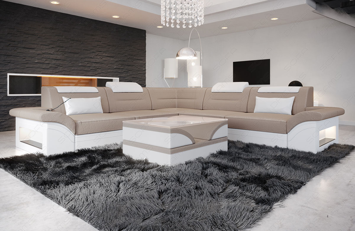 Mini Stoffsofa Brianza L-Form – Komfort & Design