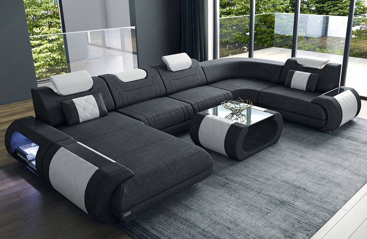 Stoff Wohnlandschaft Rimini – Komfort und Stil