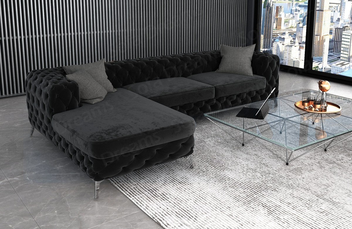 Polster Ecksofa Cordoba L-Form Kurz – Modern & Bequem