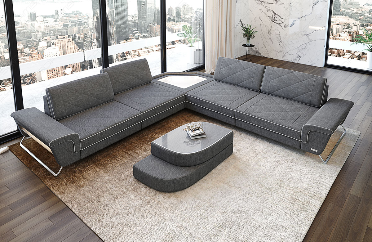 Polster Ecksofa Sepino L-Form