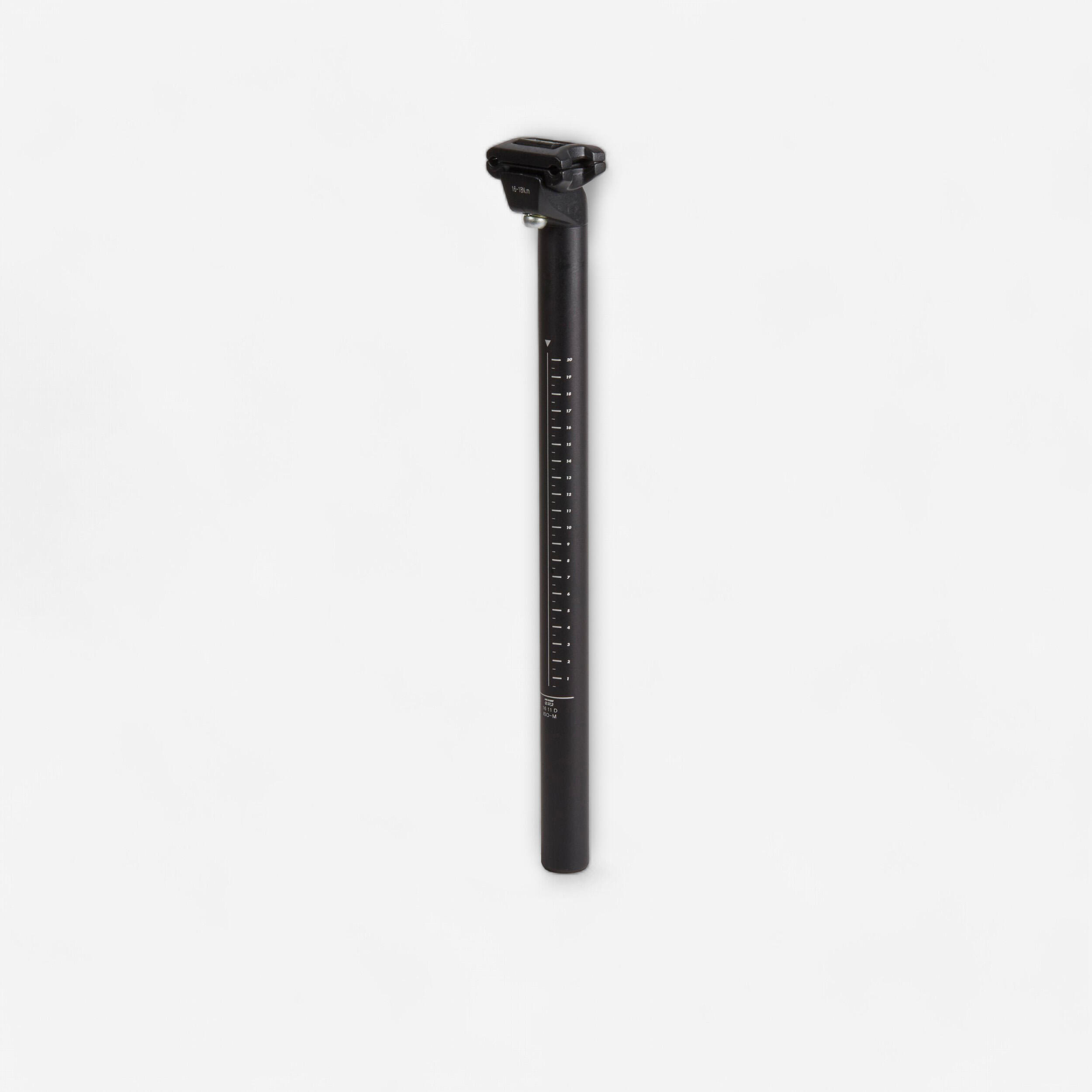 Sattelstütze 27,2 mm 350/400/450 mm Aluminium Schlitten schwarz