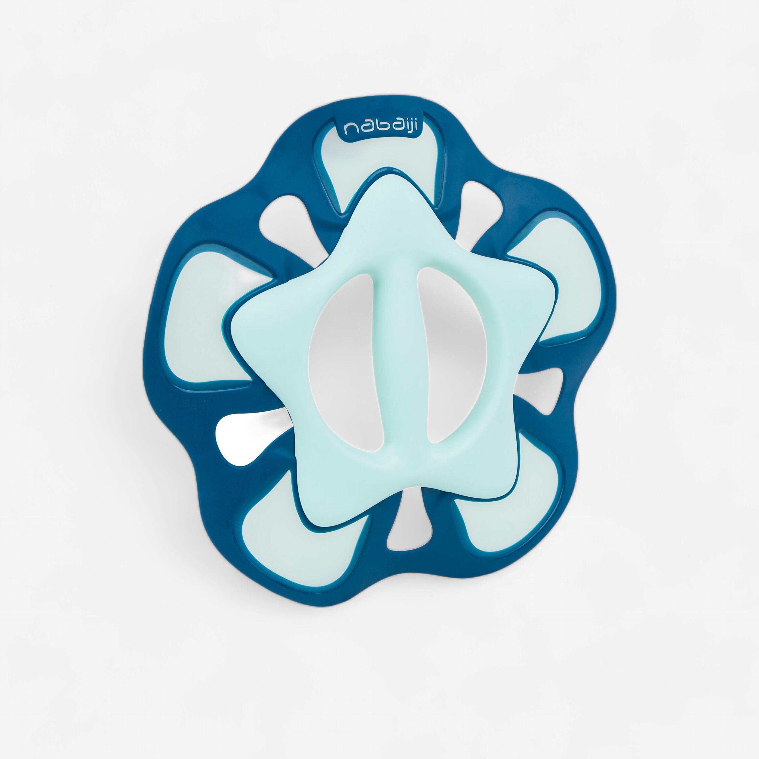Aquafitness-Hanteln Aquagym Größe S - Pullpush Flower blau
