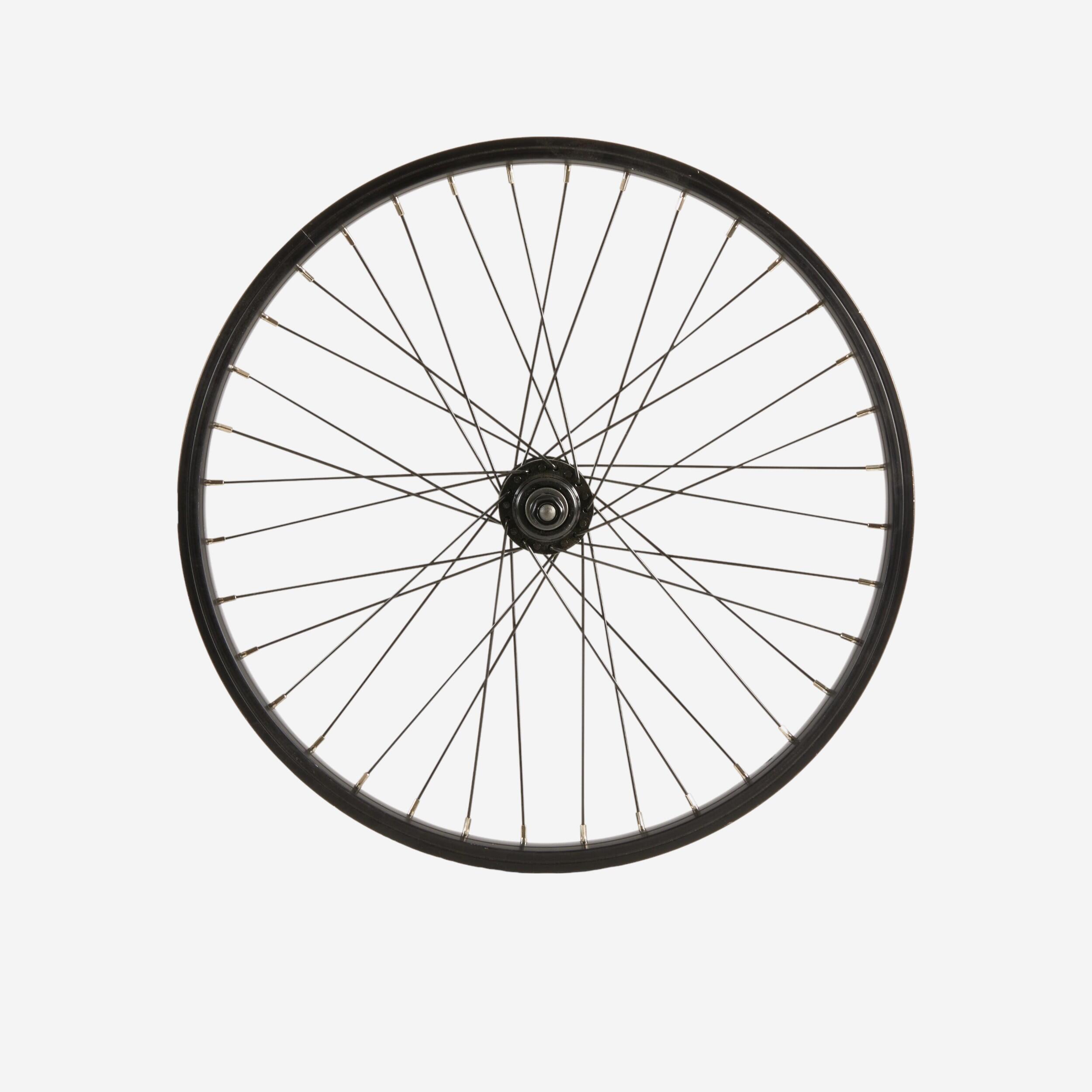 Hinterrad 20 Zoll BMX mit Freilauf Achse 10 mm schwarz