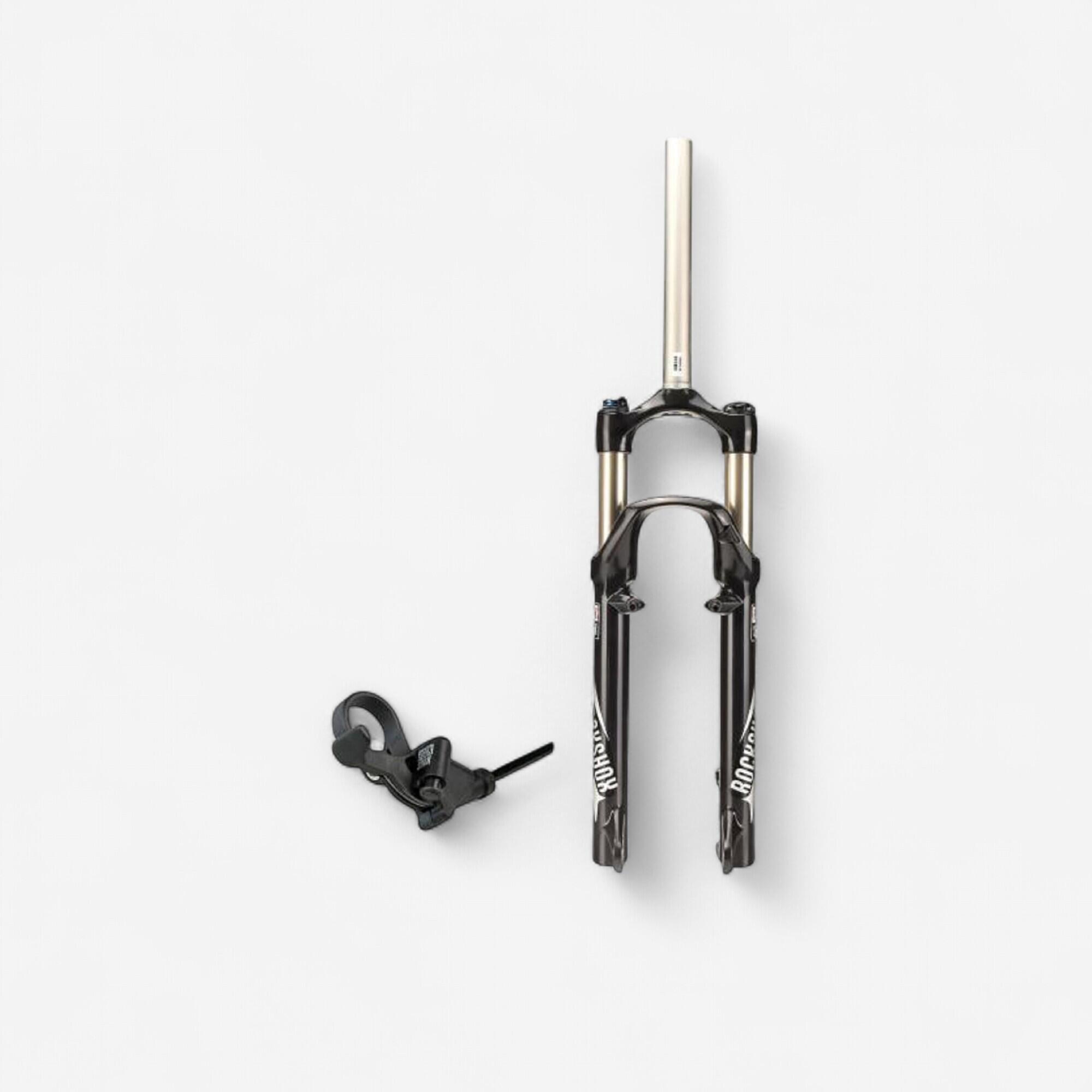 Federgabel XC30 Silver 26' 100 mm 1' 1/8 Scheibe V-Brake Poplock QR9 Rockshox