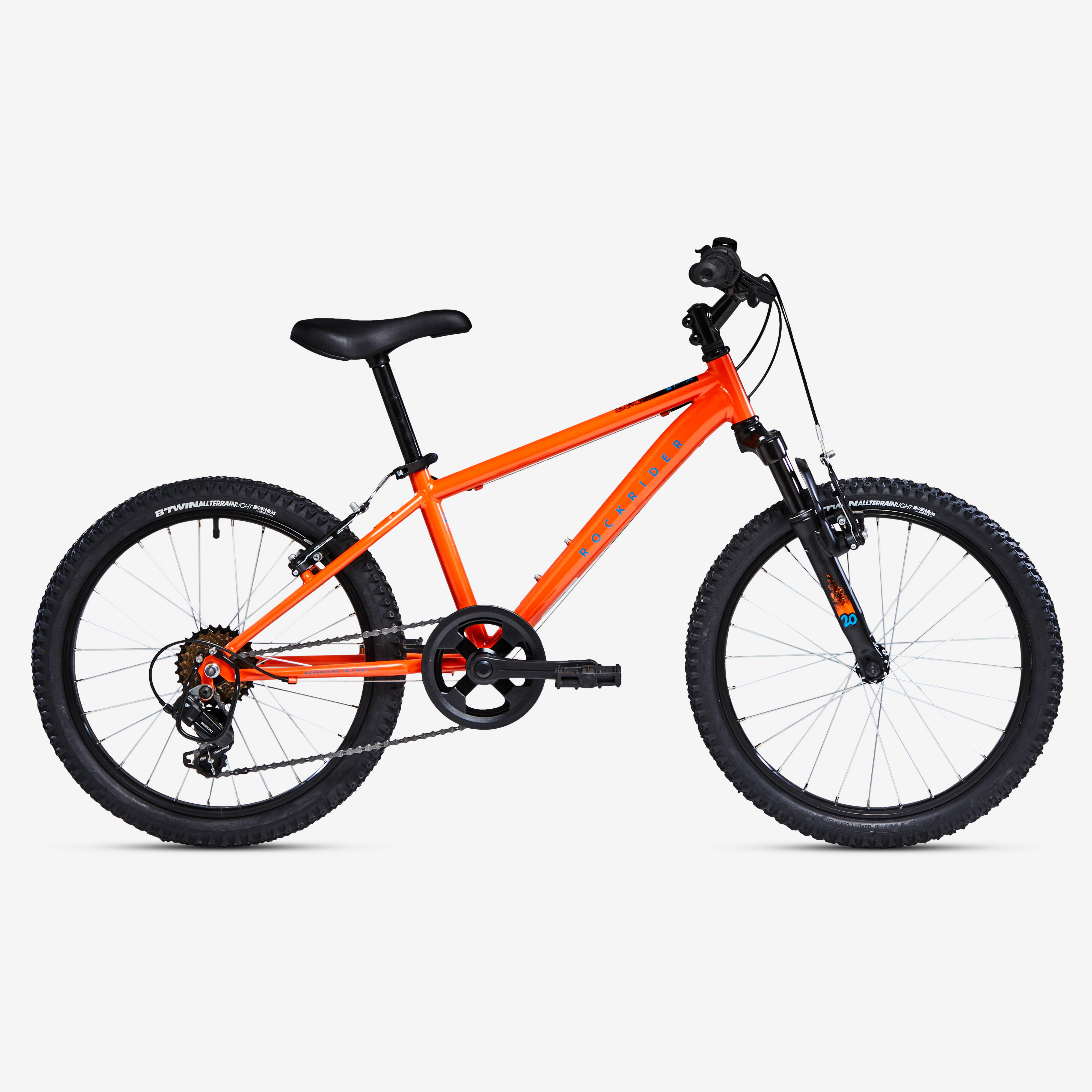Kinderfahrrad Mountainbike 20 Zoll Rockrider Explore 500 orange