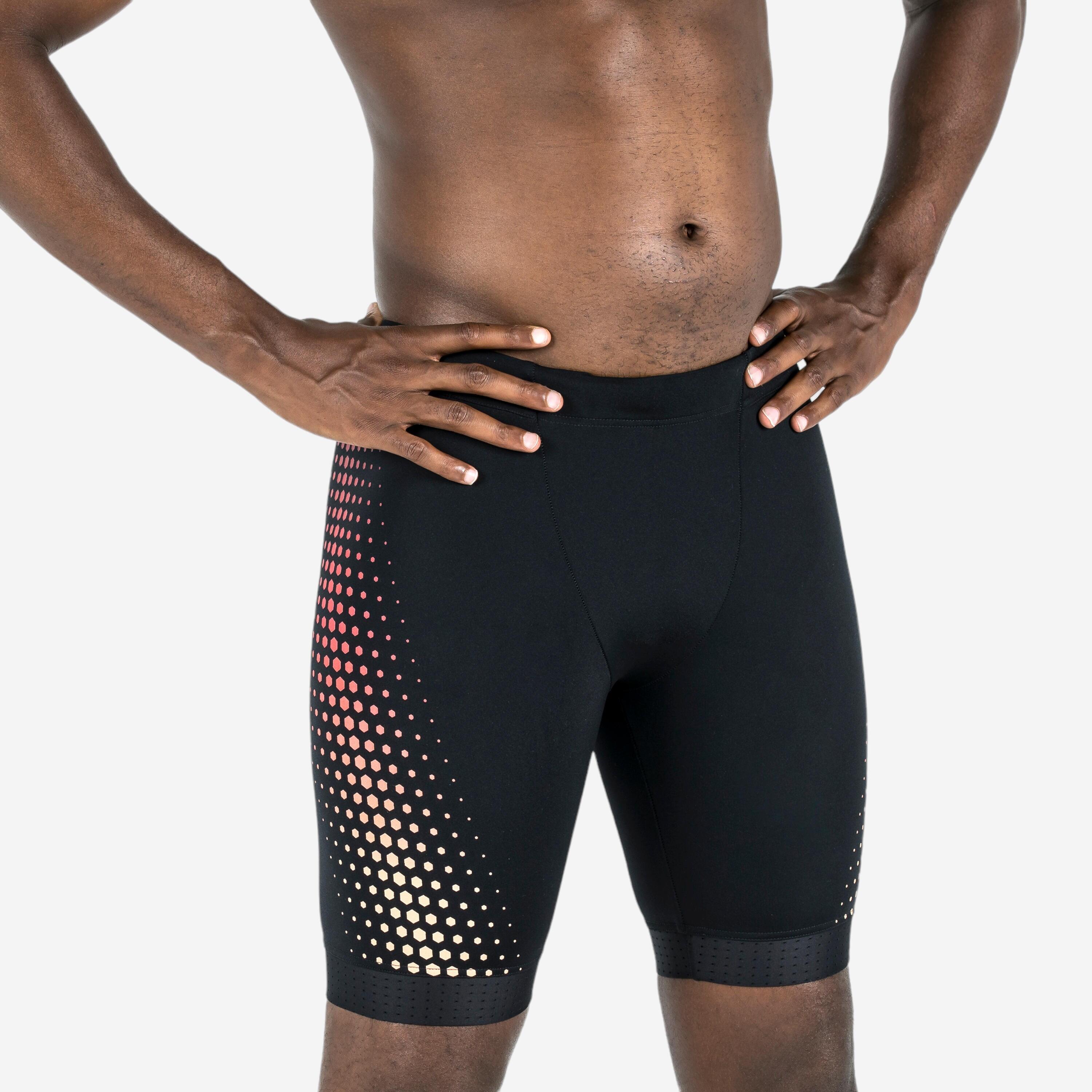 Badehose Jammer Herren - Fiti Mesh schwarz/rot