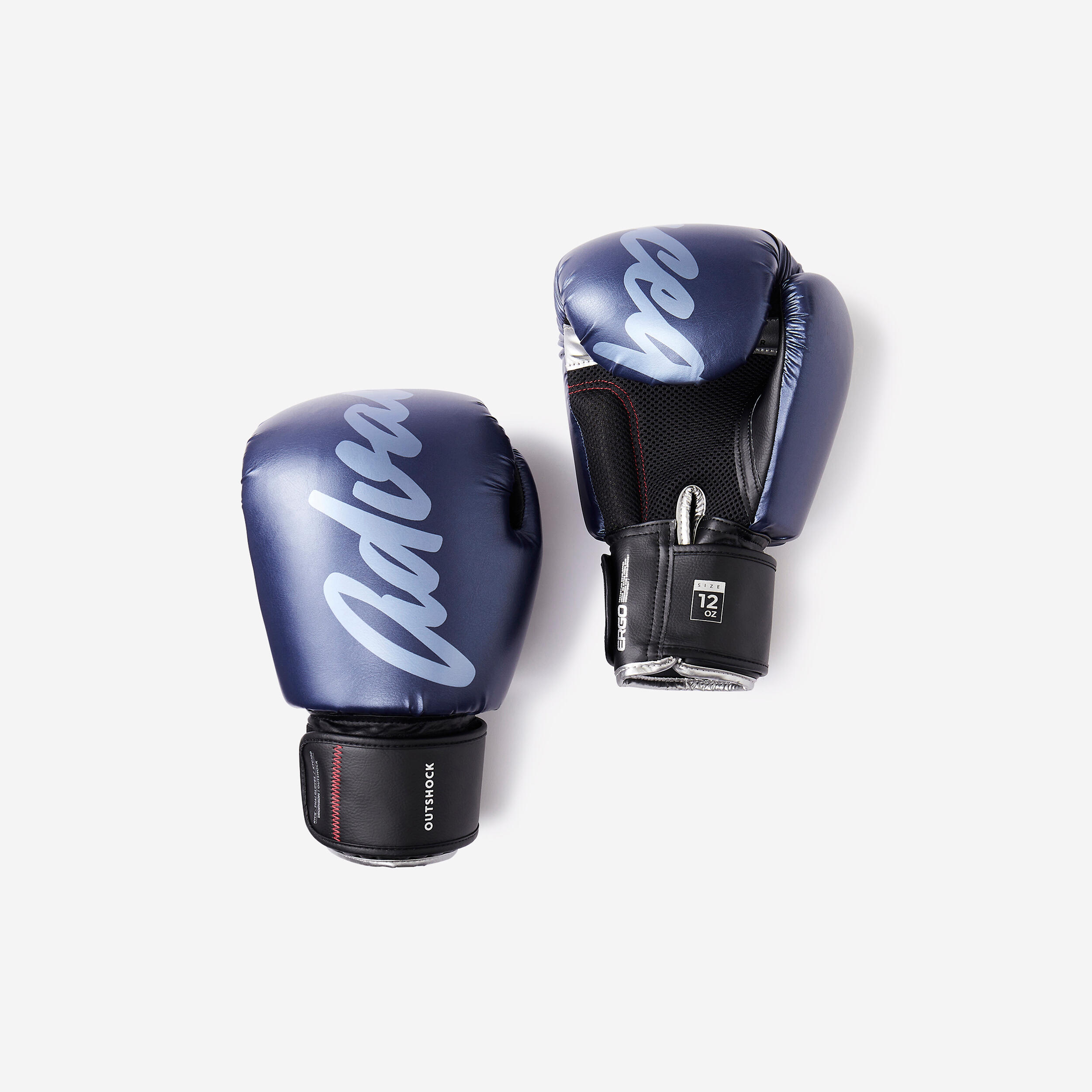 Boxhandschuhe Kickboxen Muay Thai Erwachsene - blau