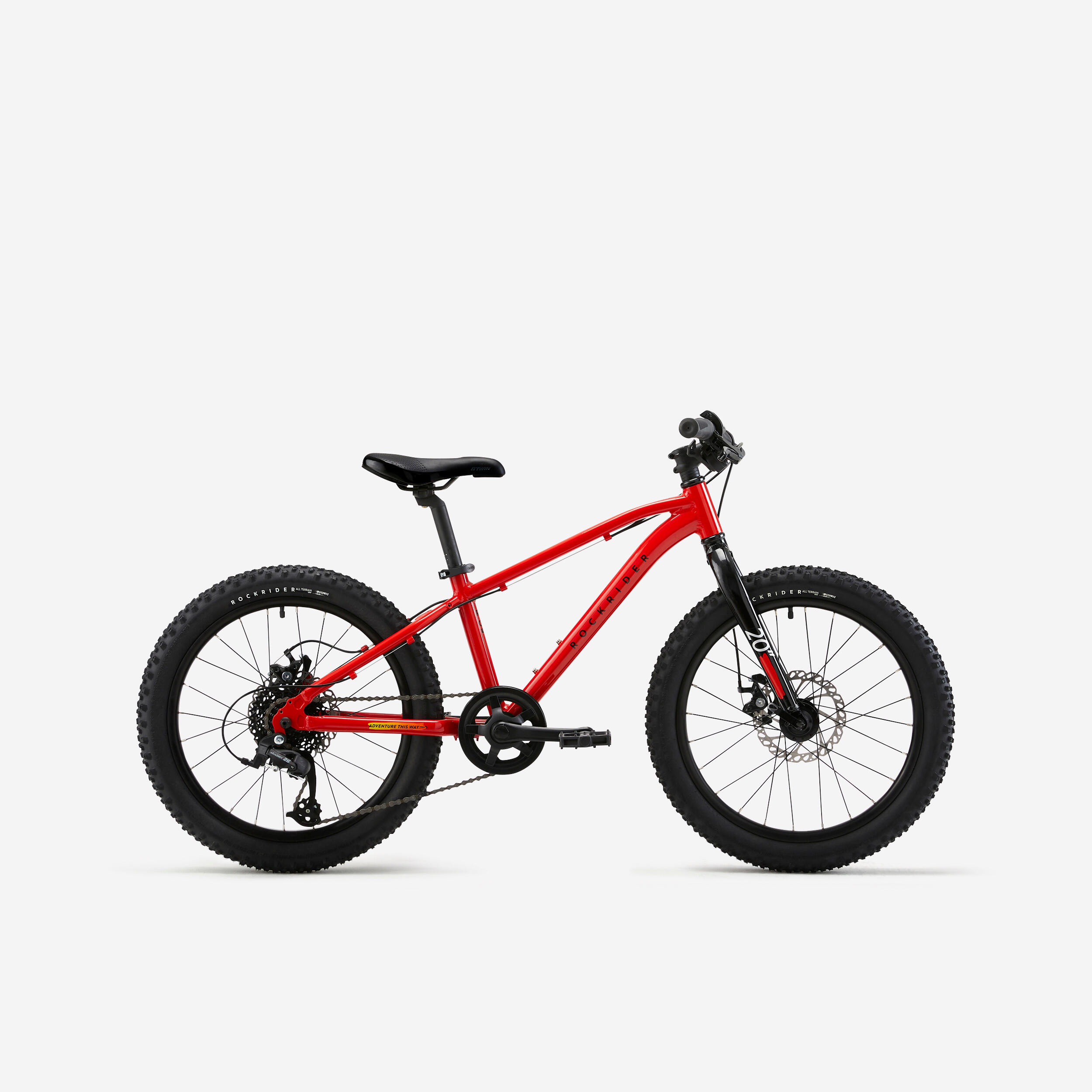 Kinderfahrrad Mountainbike 20 Zoll Rockrider Explore 900R rot