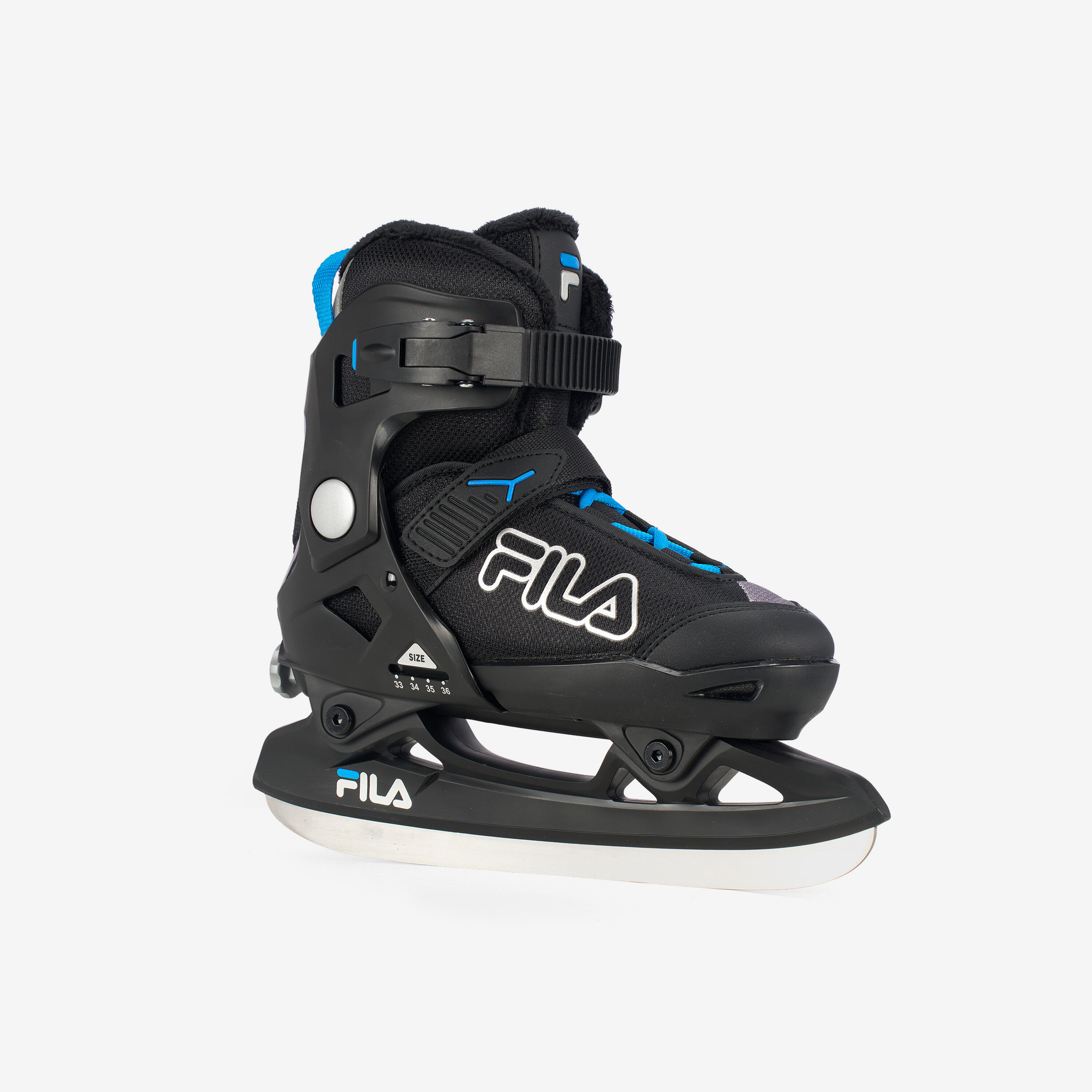 Schlittschuhe Kinder - Fila schwarz/blau