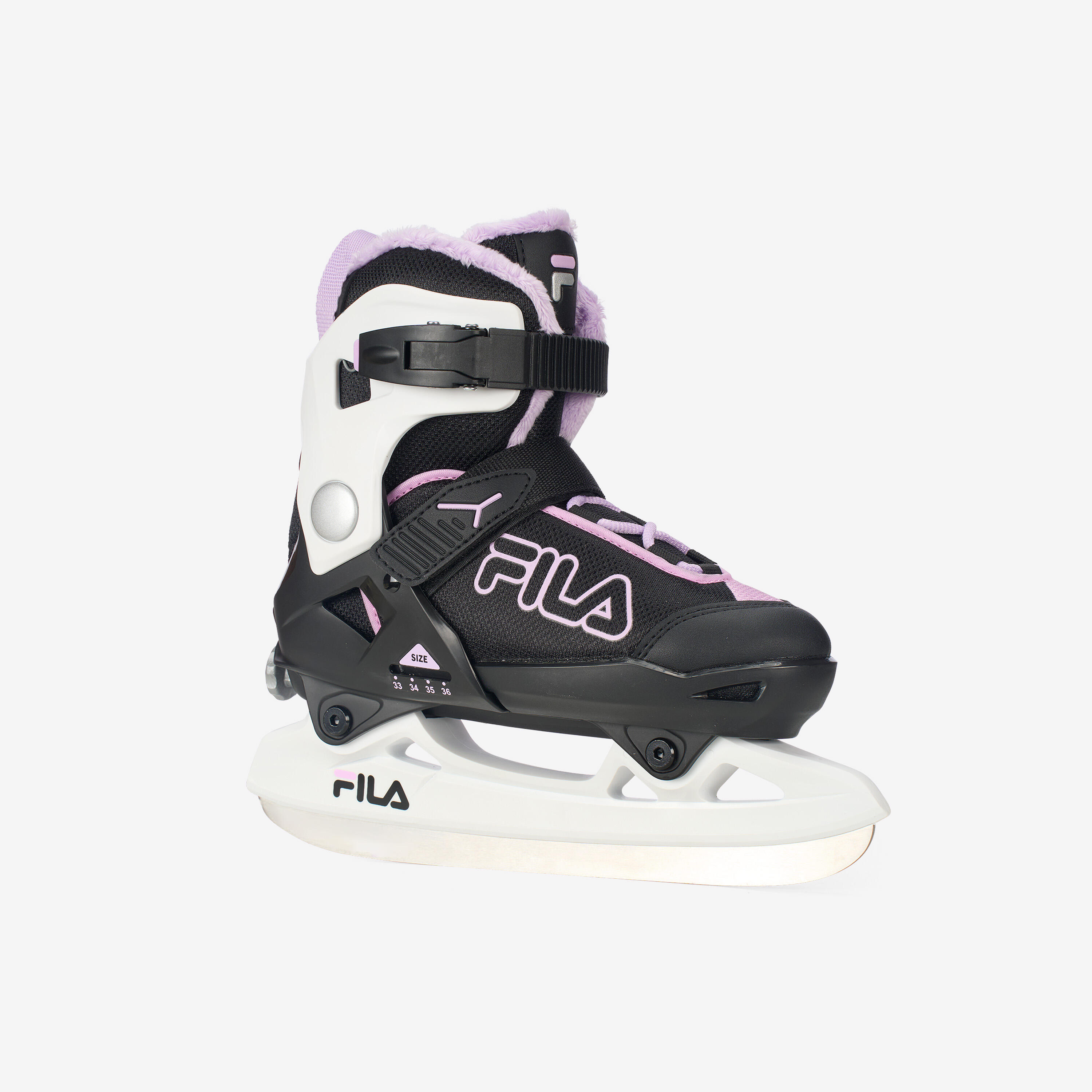 Schlittschuhe Kinder - Fila Fit schwarz/rosa