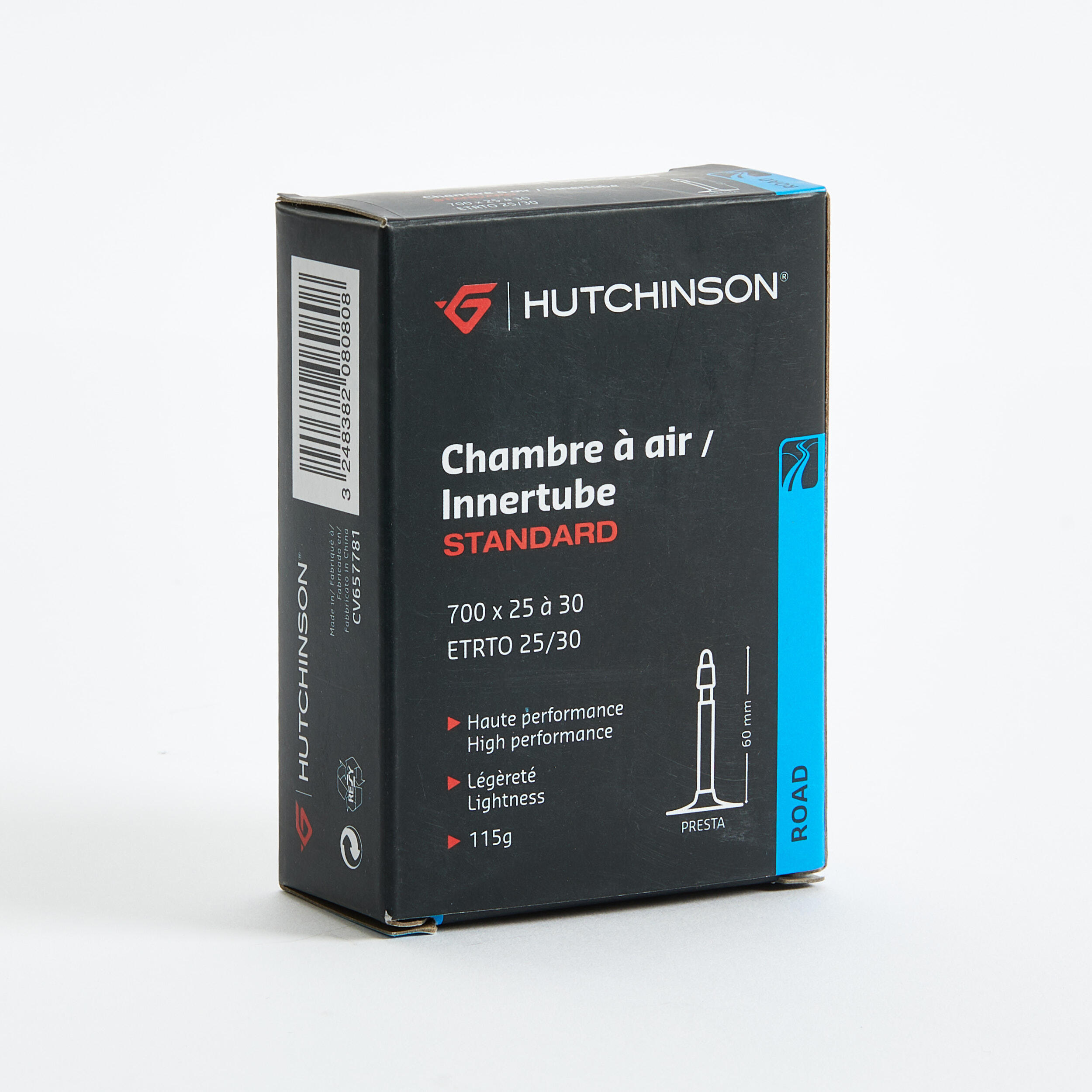 Rennrad Fahrradschlauch 700×25–30 Presta 60 mm Hutchinson