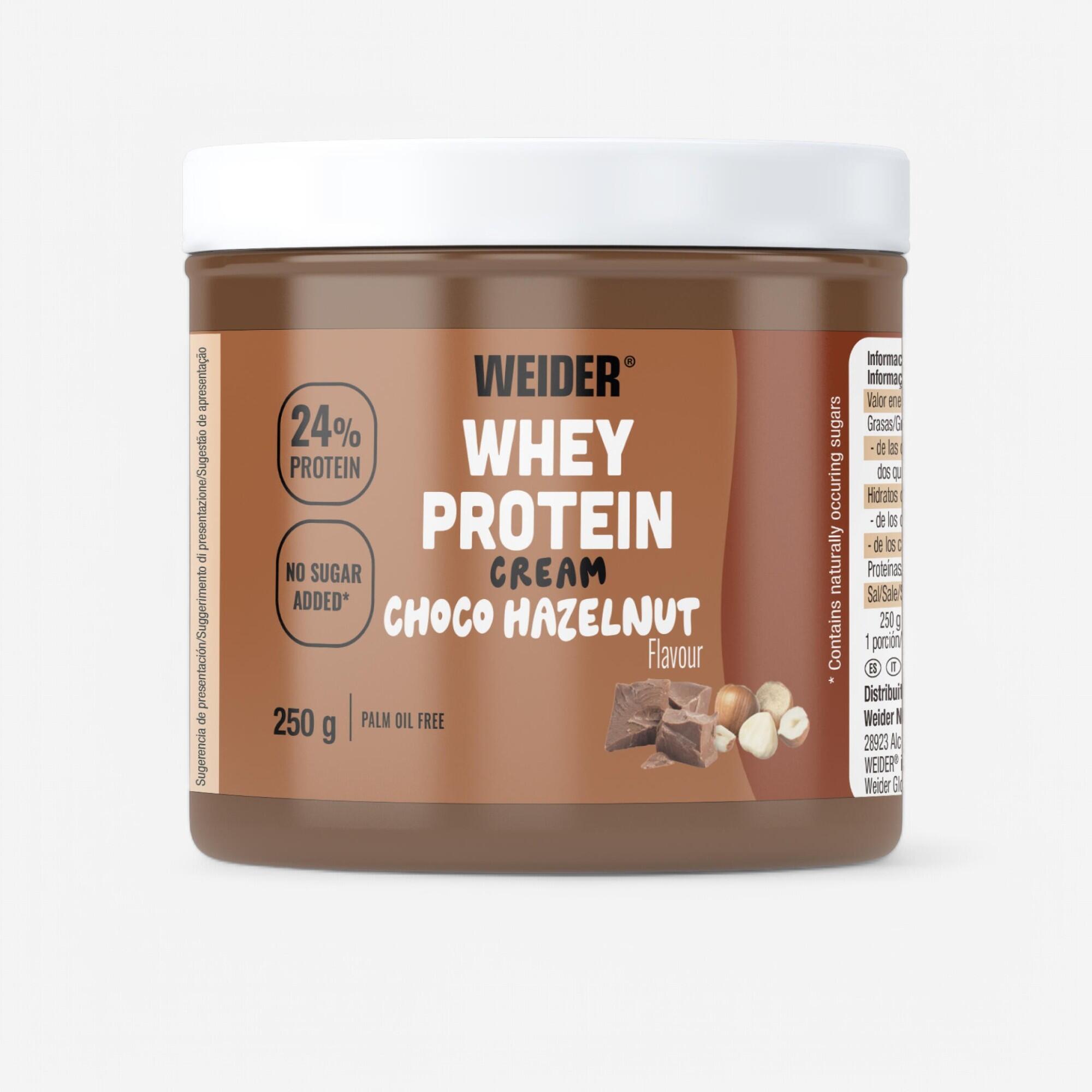 Brotaufstrich Protein Schoko/Haselnuss 250 g - Whey Protein Cream